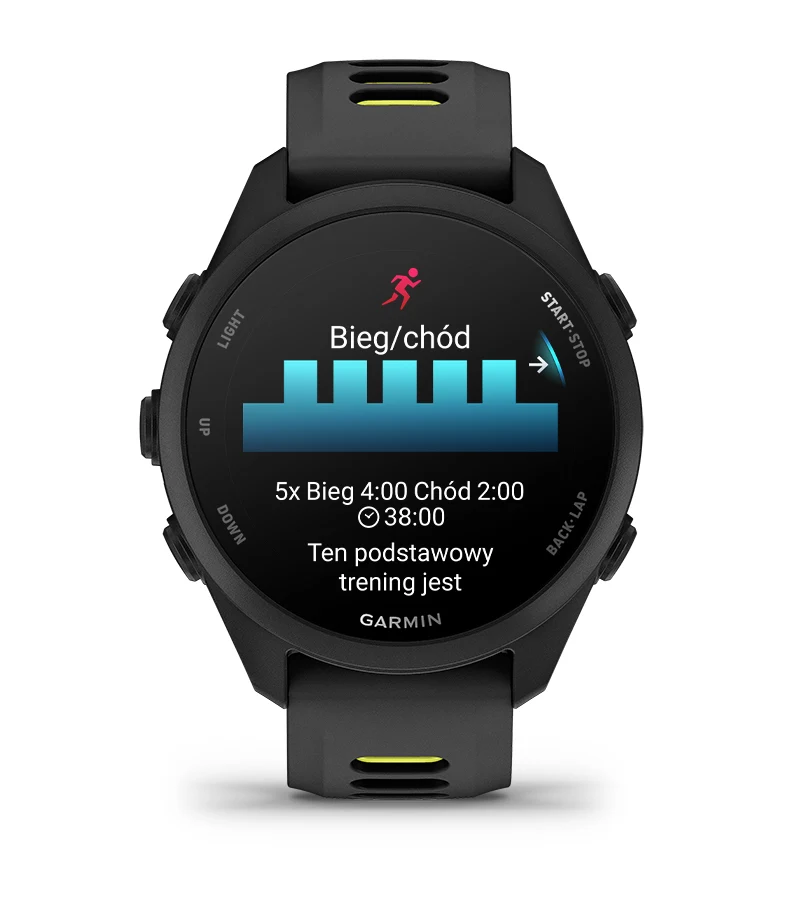 Atrybuty Garmin Forerunner 70 Black [010-04307-00]