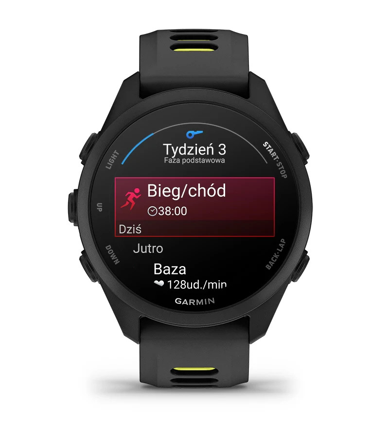 Funkcja Garmin Forerunner 70 Black [010-04307-00]
