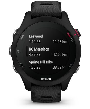 Cechy Garmin Forerunner 255s Music Black [010-02641-32]