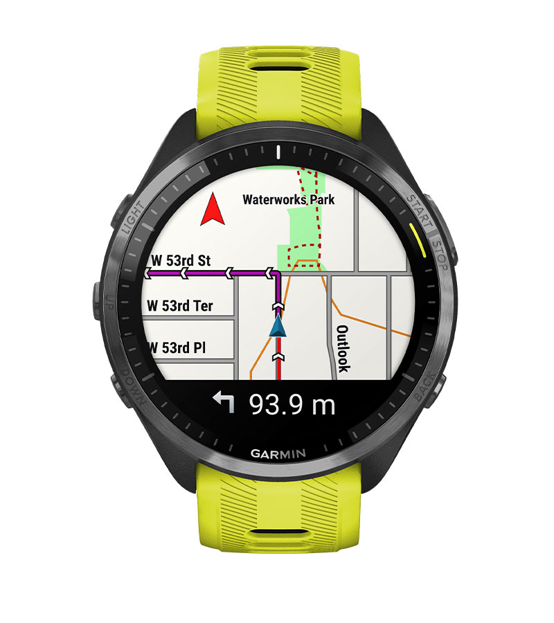 Garmin Forerunner 965 Żółty [010-02809-12] cecha