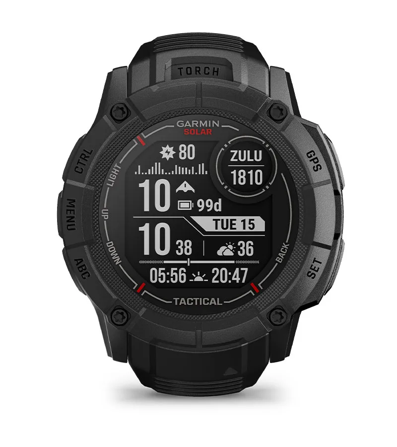 Funkcje Garmin Instinct 2X Solar Tactical Edition Czarny 010-02805-03