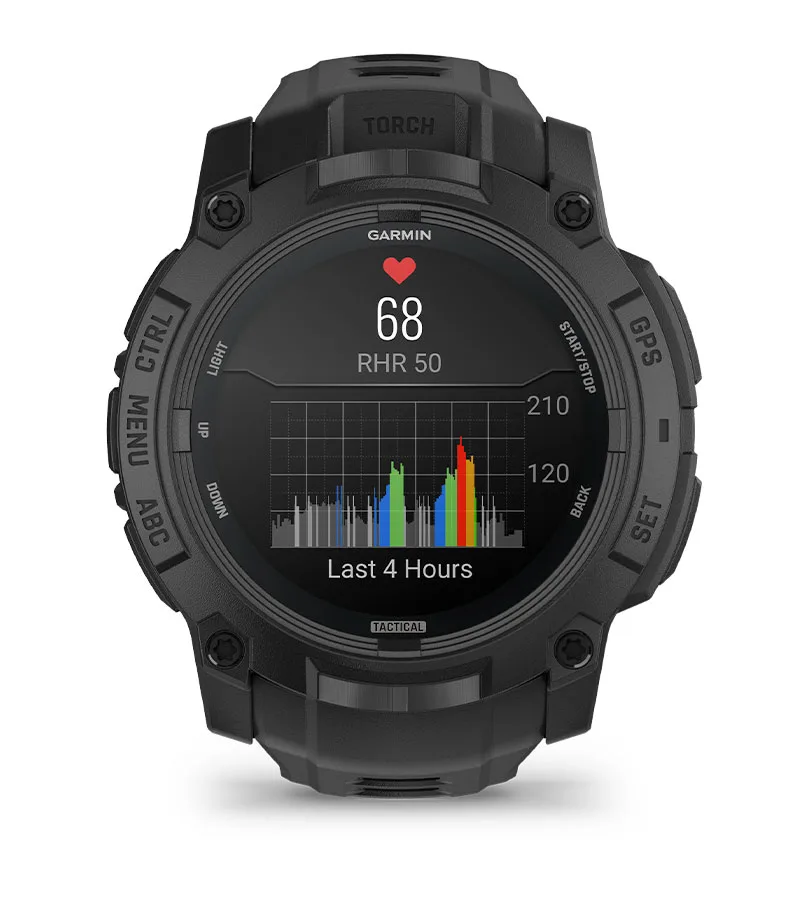Zaleta Garmin Instinct 3 Amoled Tactical Edition 50mm Czarny [010-03020-50]