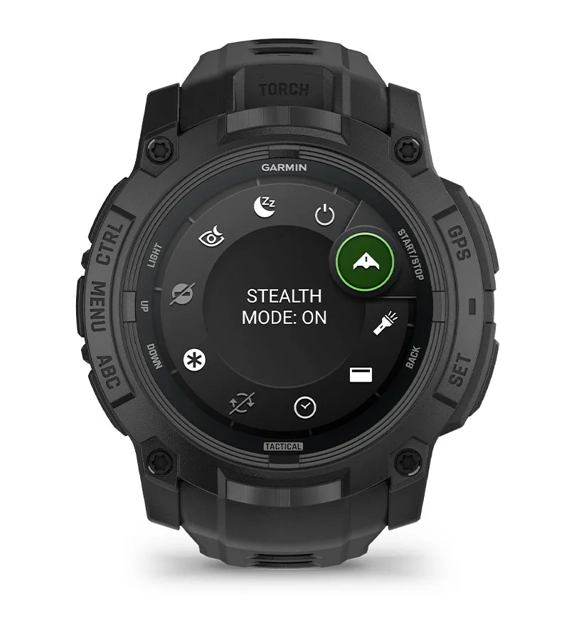 Funkcja Garmin Instinct 3 Amoled Tactical Edition 50mm Czarny [010-03020-50]