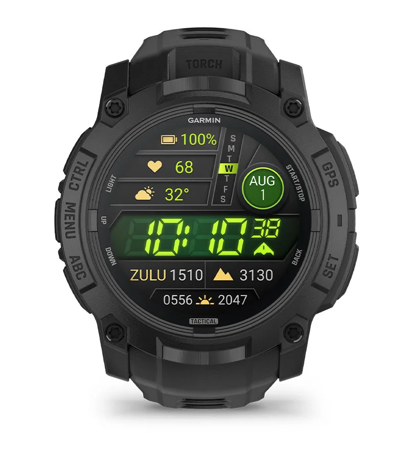 Atrybuty Garmin Instinct 3 Amoled Tactical Edition 50mm Czarny [010-03020-50]