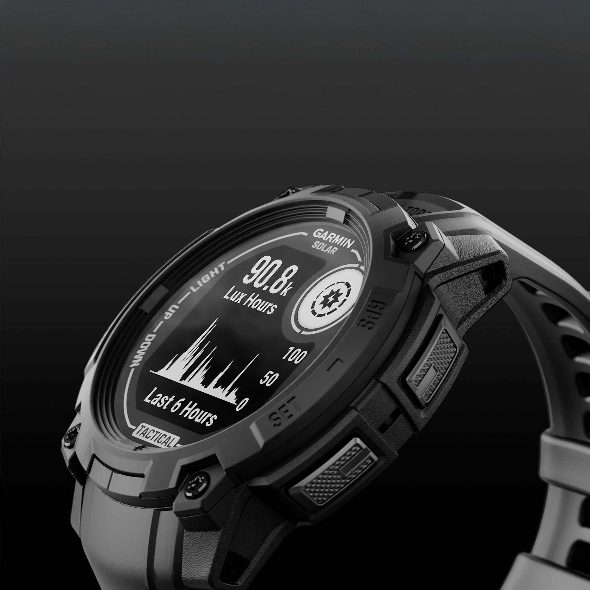 Funkcja Garmin Instinct 3 Solar Tactical Edition 50mm Czarny [010-02935-50]