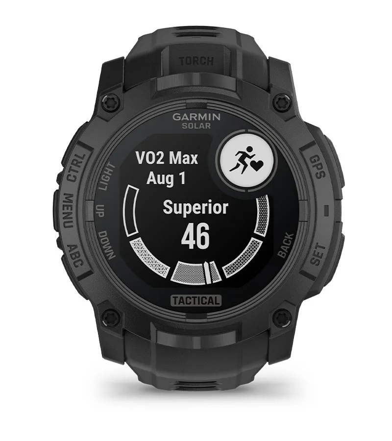 Zaleta Garmin Instinct 3 Solar Tactical Edition 50mm Czarny [010-02935-50]
