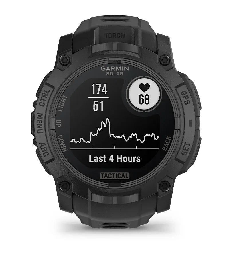 Przewaga Garmin Instinct 3 Solar Tactical Edition 50mm Czarny [010-02935-50]