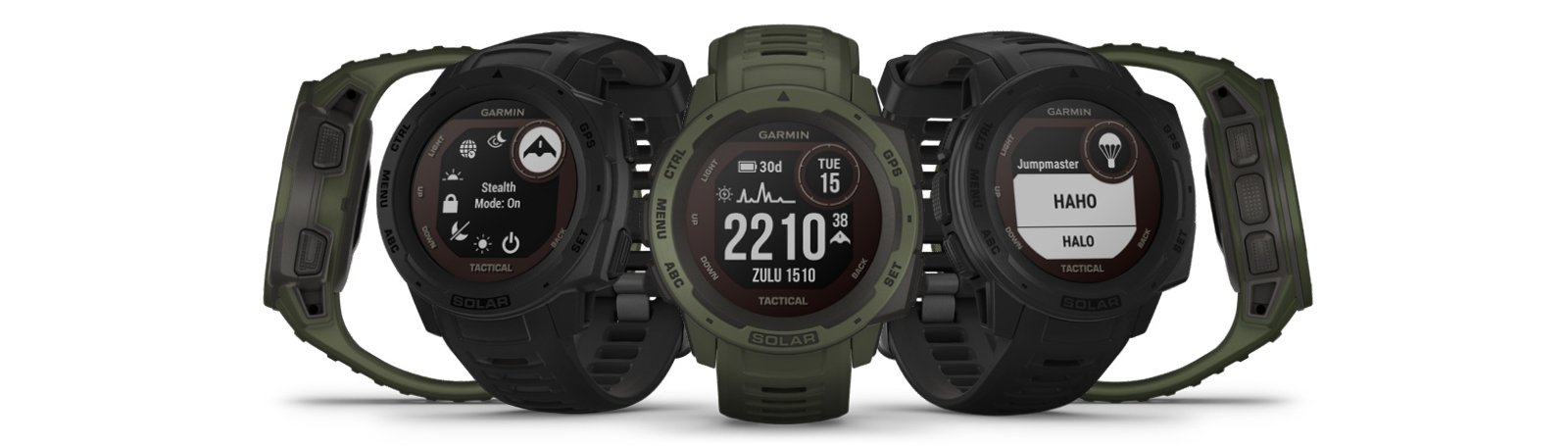 Garmin Instinct Tactical Edition Solar - przewagi