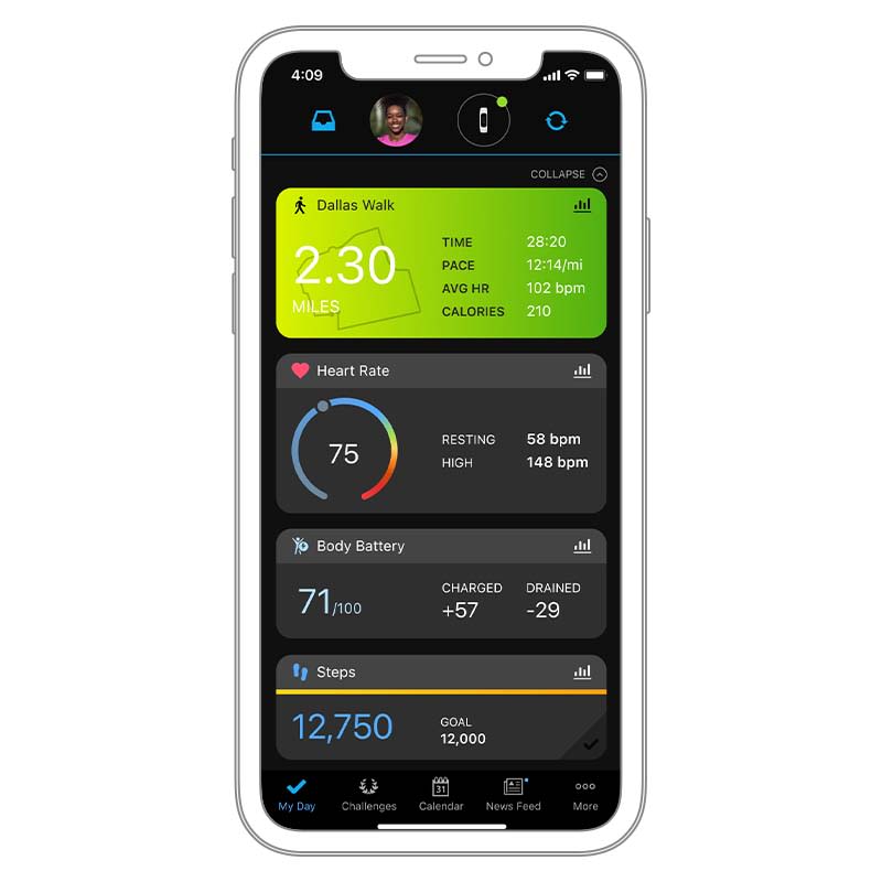 Garmin Vivosmart 5  funkcjonalność