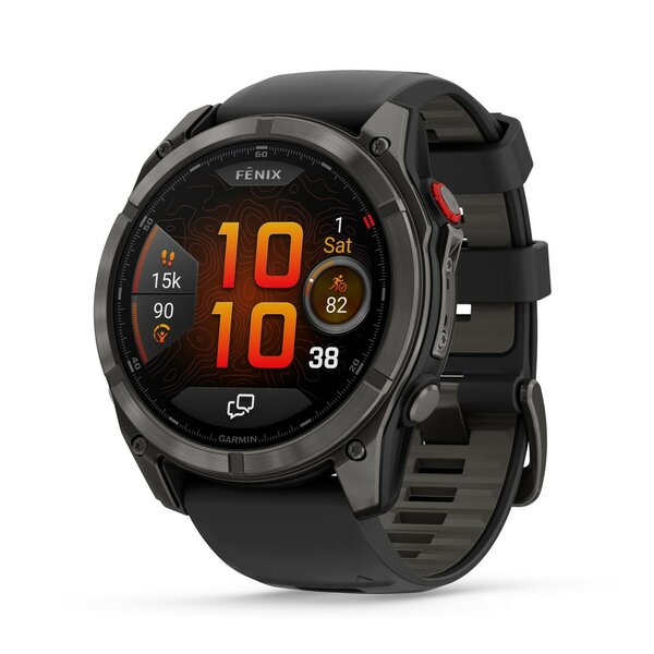 Garmin Fenix 8 Pro AMOLED 51 mm Sapphire Carbon Grey DLC Titanium Black [010-03199-01]