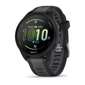 OUTLET Garmin Forerunner 165 Black/Slate Grey 010-02863-20  (bez folijki na kopercie, brak fragmentu kartonika)