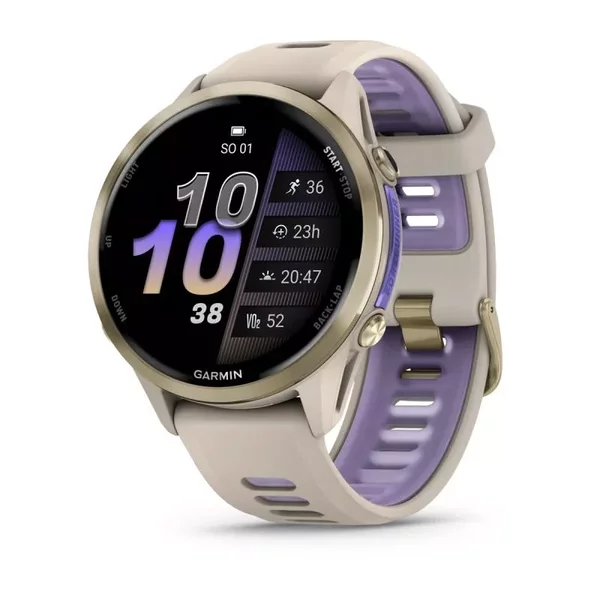 Garmin Forerunner 970 Soft Gold z paskiem French Grey/Indygo [010-02969-12]