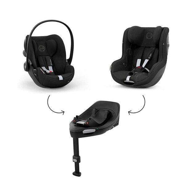 Cybex Cloud G i-Size + Cybex Sirona G i-Size + baza G  0-18 kg