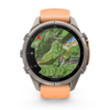 Garmin Fenix 9 Pro Inreach 43 mm AMOLED Sapphire Titanium Shell Pink [010-04335-01]