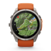 Garmin Fenix 9 Pro Inreach 51 mm AMOLED Sapphire Titanium Autumn Orange [010-04337-01]