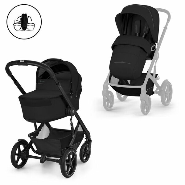 Cybex Talos S Lux 3.0 ze składaną gondolą