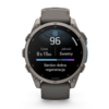 Garmin Fenix 9 47 mm AMOLED Sapphire Bare Titanium Pebble Grey [010-04762-01]