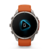 Garmin Fenix 9 Pro Inreach 47 mm AMOLED Sapphire Titanium Autumn Orange [010-04336-01]