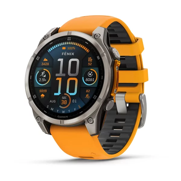 Garmin Fenix 8 47mm Amoled Sapphire Spark Orange [010-02904-11]