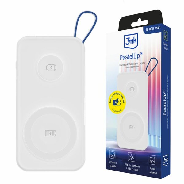 3MK Powerbank PastelUp 10,000mAh 22.5W USB