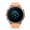 Garmin Fenix 9 Pro Inreach 43 mm AMOLED Sapphire Titanium Shell Pink [010-04335-01]