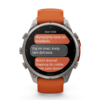 Garmin Fenix 9 Pro Inreach 47 mm AMOLED Sapphire Titanium Autumn Orange [010-04336-01]