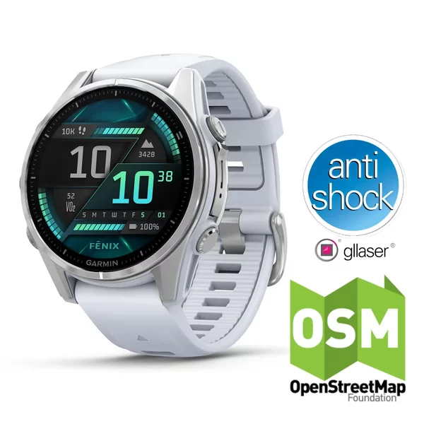 Garmin Fenix 8 43mm Amoled Whitestone [010-02903-00]