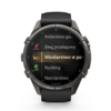 Garmin Fenix 9 Pro Inreach 43 mm AMOLED Sapphire Carbon Grey DLC Czarny [010-04335-11]