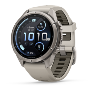 Garmin Fenix 9 Pro Inreach 43 mm AMOLED Sapphire Titanium Fog Gray [010-04335-81]