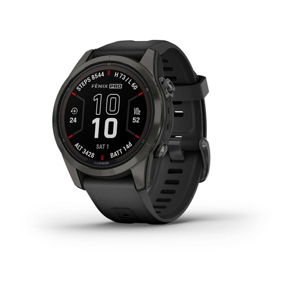 Garmin Fenix 7s Pro Sapphire Solar Titanium Carbon Grey DLC [010-02776-11]