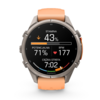 Garmin Fenix 9 Pro Inreach 43 mm AMOLED Sapphire Titanium Shell Pink [010-04335-01]