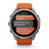 Garmin Fenix 9 Pro Inreach 51 mm AMOLED Sapphire Titanium Autumn Orange [010-04337-01]