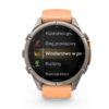 Garmin Fenix 9 Pro Inreach 43 mm AMOLED Sapphire Titanium Shell Pink [010-04335-01]
