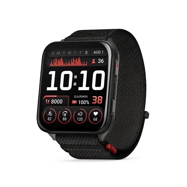 Garmin Venu X1 Black tytanowy z paskiem ComfortFit Black [010-02980-02]