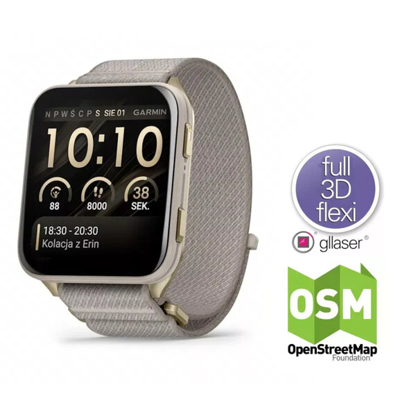 Garmin Venu X1 Soft Gold Tytanowy z paskiem French Gray [010-02980-09]