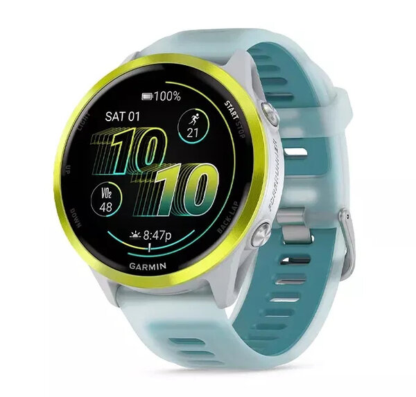 Garmin Forerunner 570 47mm Amp Yellow z paskiem Whitestone/Turquoise [010-02971-01]