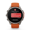 Garmin Fenix 9 Pro Inreach 47 mm AMOLED Sapphire Titanium Autumn Orange [010-04336-01]