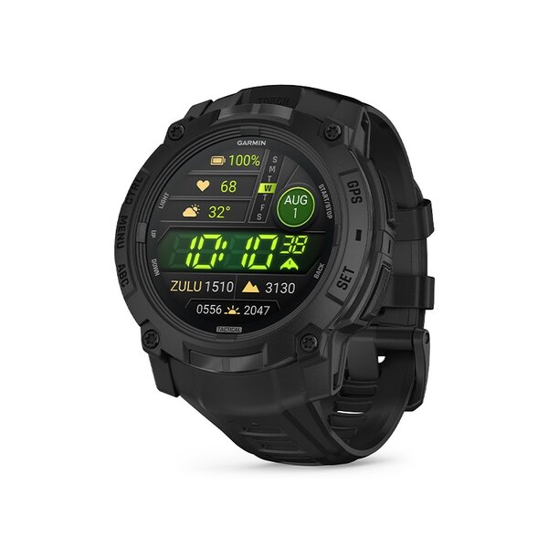 Garmin Instinct 3 Amoled Tactical Edition 50mm Czarny [010-03020-50]
