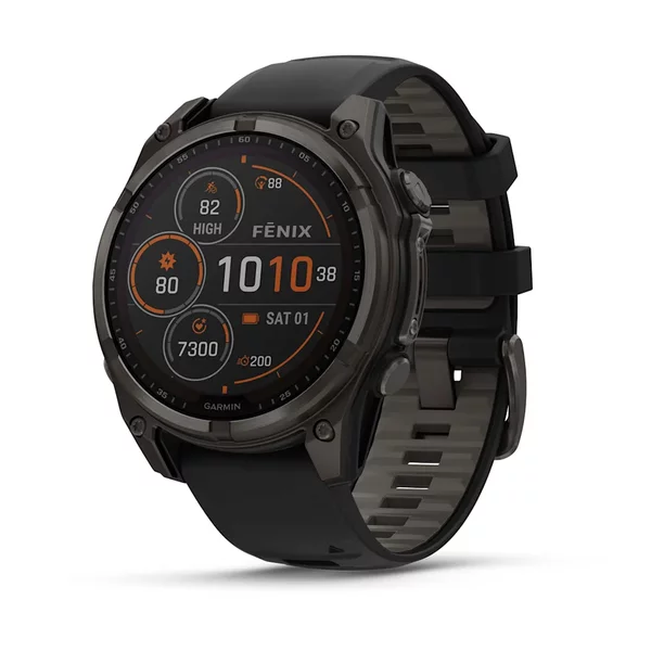 Garmin Fenix 8 47mm Solar Sapphire Carbon Grey DLC Titanium [010-02906-11]