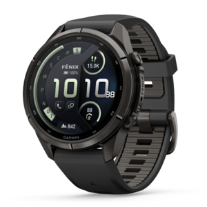 Garmin Fenix 9 Pro Inreach 43 mm AMOLED Sapphire Carbon Grey DLC Czarny [010-04335-11]