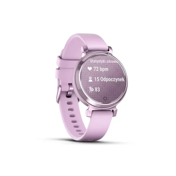 Garmin Lily 2 Metallic Lilac z paskiem silikonowym w kolorze Lilac 010-02839-01