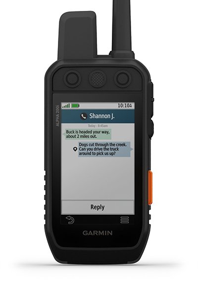 Garmin Alpha 200i z obrożą KT 15 cecha