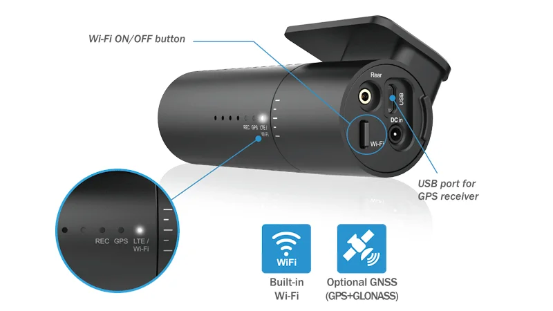 Blackvue DR590X-1CH Plus funkcjonalność