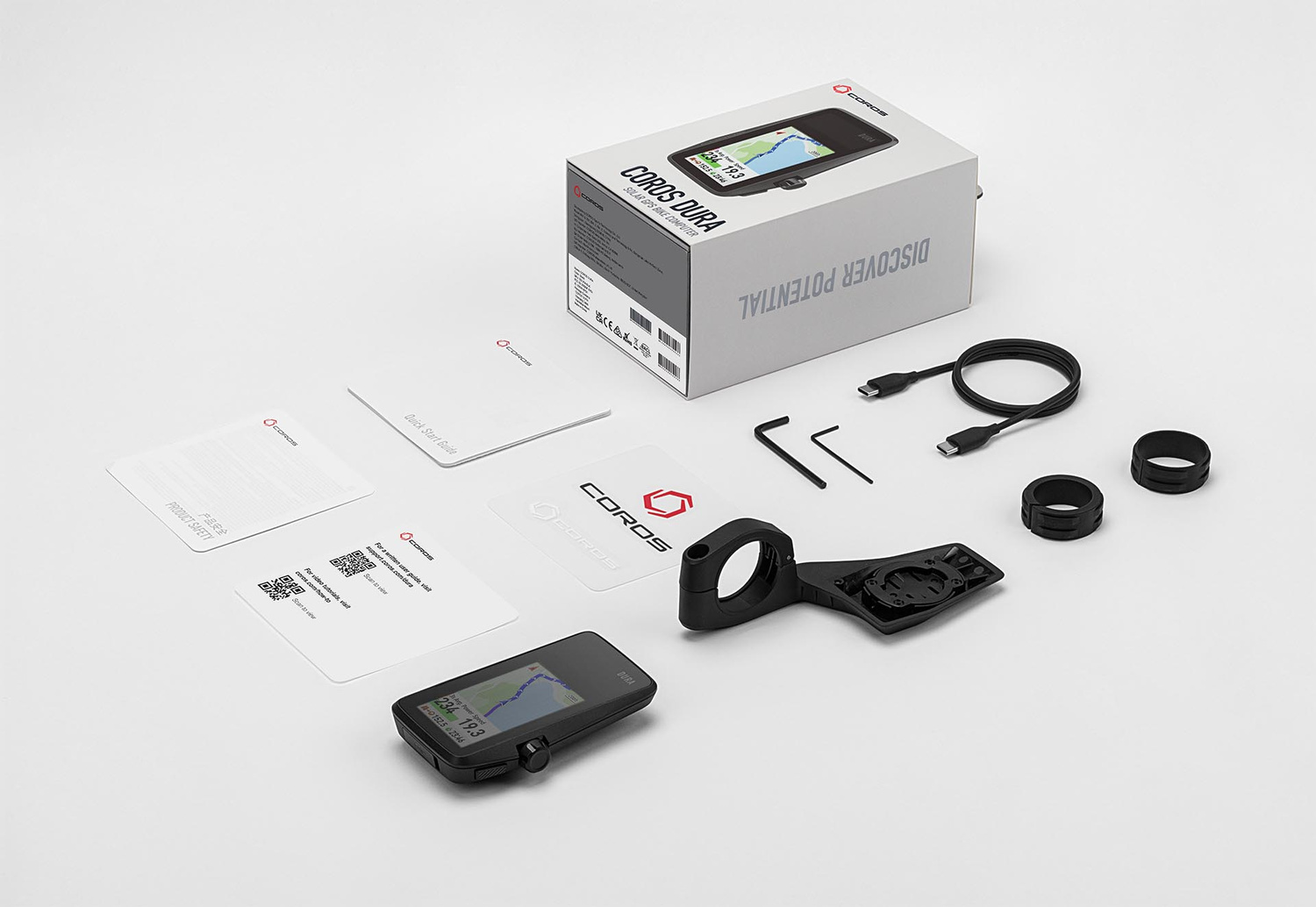 Funkcja Coros Dura licznik rowerowy BDURA-BLK