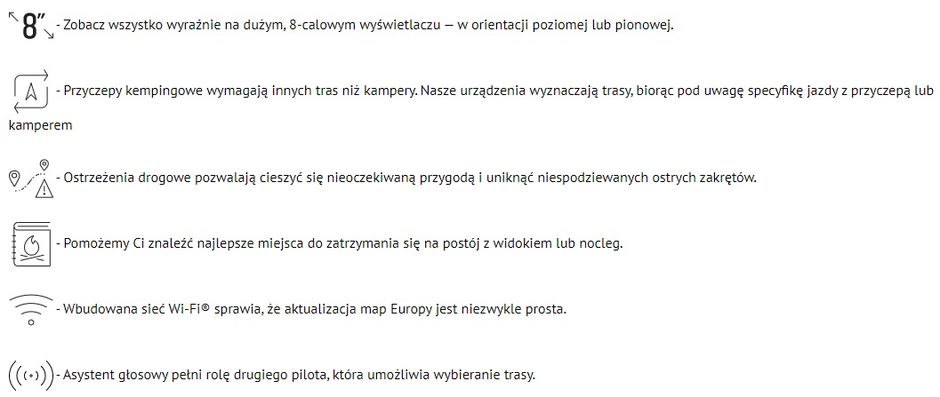 Garmin Camper 890 MT-D [010-02425-10] cecha