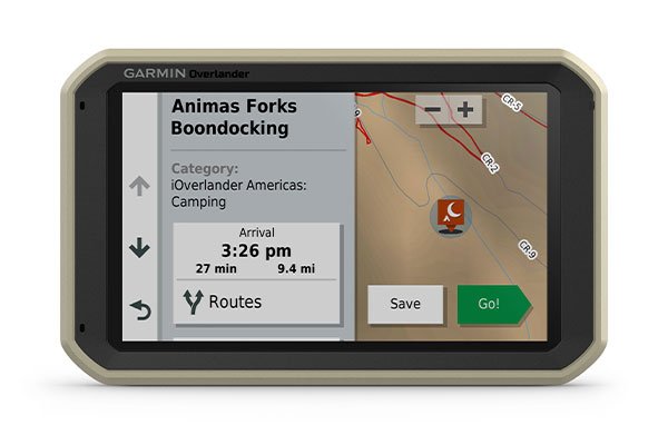 Funkcje Garmin Overlander [010-02195-10]