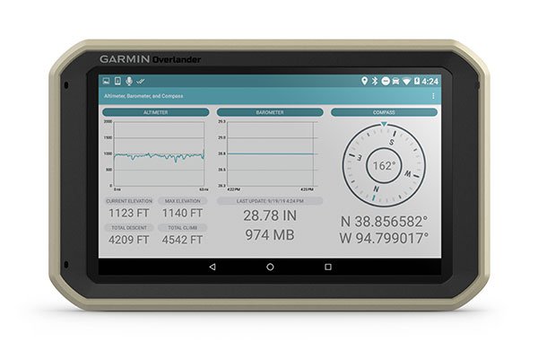 Funkcja Garmin Overlander [010-02195-10]