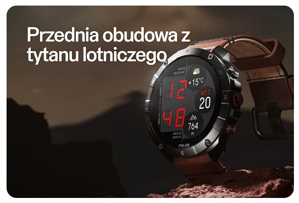 Polar Grit X2 Pro Titan cecha