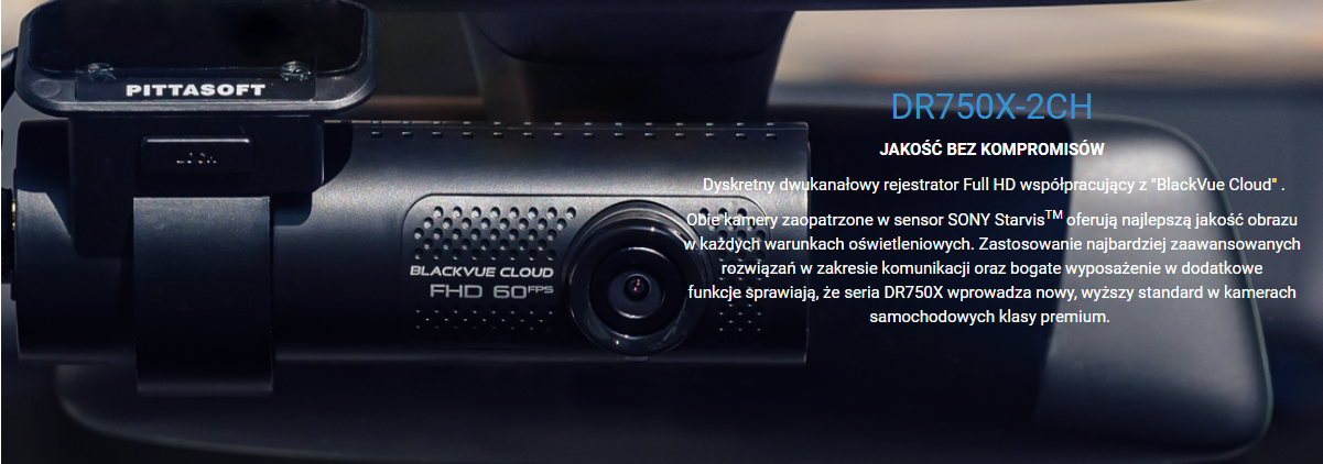 Funkcja Rejestrator BlackVue DR750X-2CH Truck