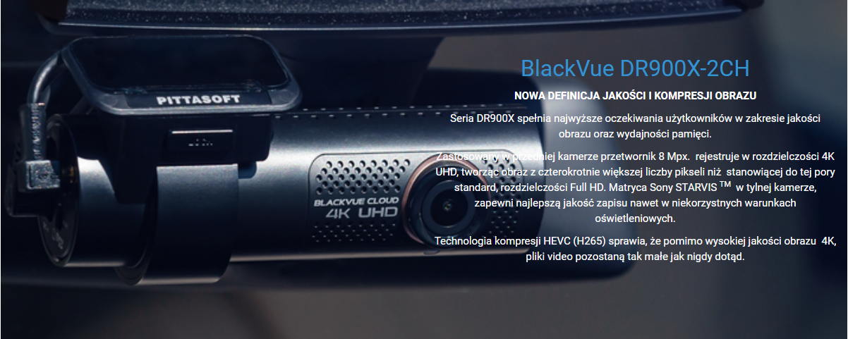 Funkcja Rejestrator Blackvue DR900X-2CH